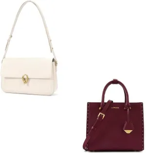 LA FESTIN Leather Purses For Women Trendy - Large Capacity Satchel Bag Summer Purse Adjustable Strap Women's Crossbody Purse