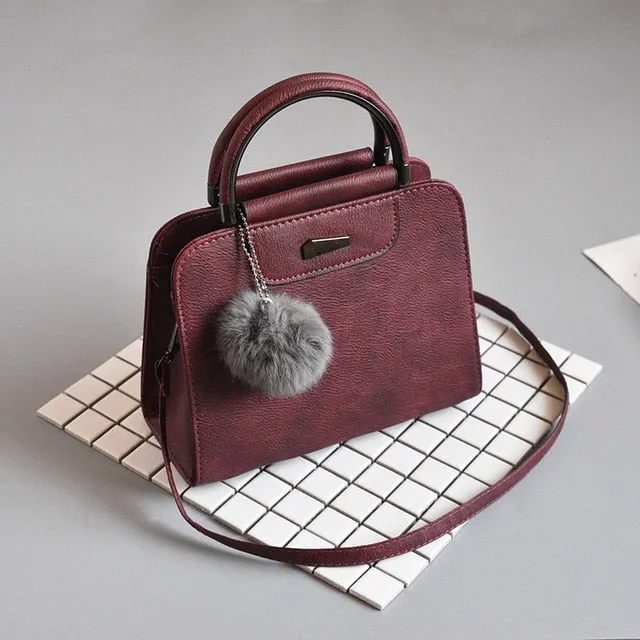 Ladies handbag Bag LAN Leather Casual High For Crossbody New Hot deal Fashion Women Bags Quality 2019 Rivet Bags LOU women Deadline-driven Shoulder bag