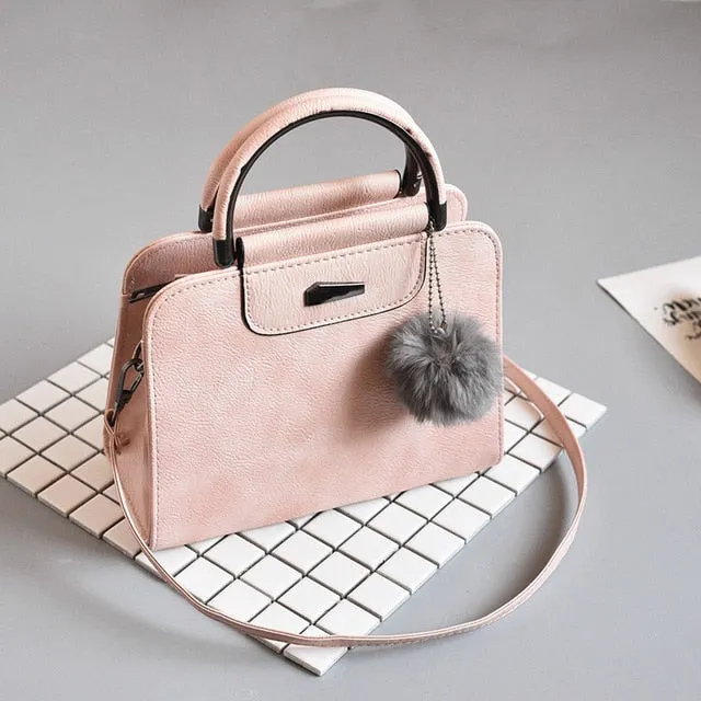 Ladies handbag Bag LAN Leather Casual High For Crossbody New Hot deal Fashion Women Bags Quality 2019 Rivet Bags LOU women Deadline-driven Shoulder bag
