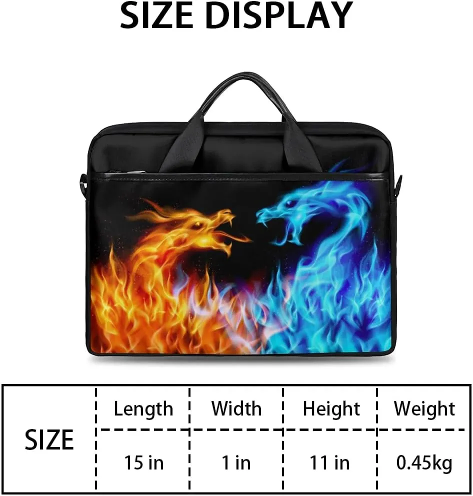 Laptop Bag for Women Men, 15.6 inch Messenger Shoulder Bags, Water Resistant Computer Bag Sleeve