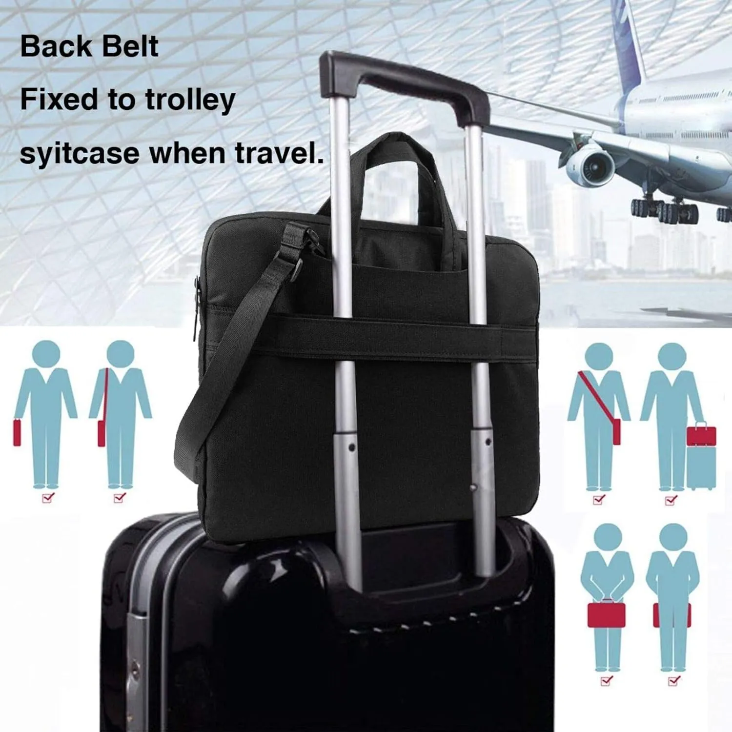 Laptop Tote Bag Men Women Sunset Rural View Shoulder Laptop Sleeve Briefcase Messenger Computer Bag