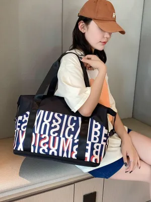 Large-Capacity Travel Bag Gym Short-Distance Business Trip Luggage Storage Expandable Dry and Wet Separation Bag