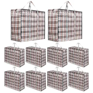 Laundry Bag Heavy Duty Storage Bags - Pack of 10