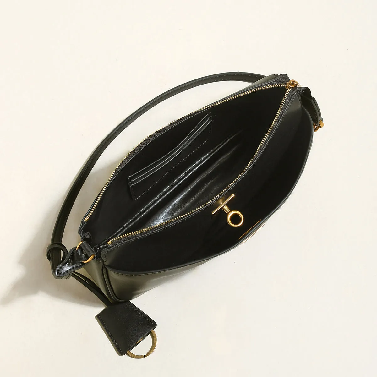 Leather Bag Flash sale Santa Fully-featured Shoulder Monica