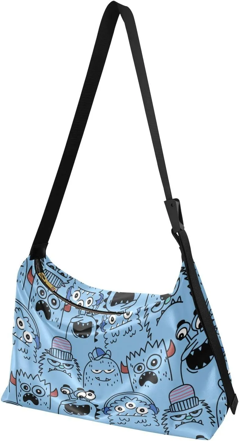 Leather Crossbody Shoulder Tote Bag for Women and Men W/Multi-pocket Casual Purse Messenger Bags Travel Work Multicolor 1