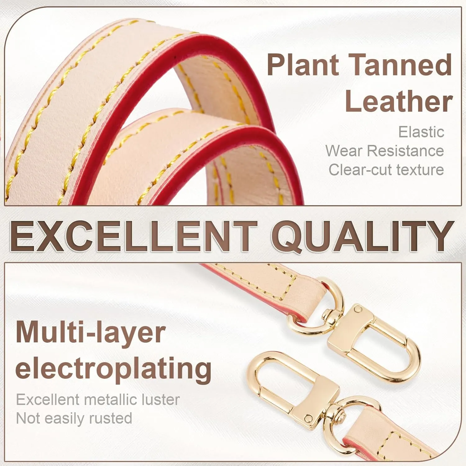 Leather Replacement Bags Strap Crossbody Shoulder Strap for Speedy Women