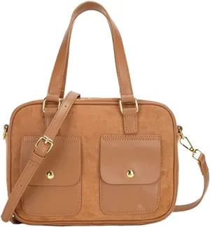 Leather Tote Messenger for Commute Work Shoulder for Women Large Briefcase Crossbody Satchel Messenger Bags
