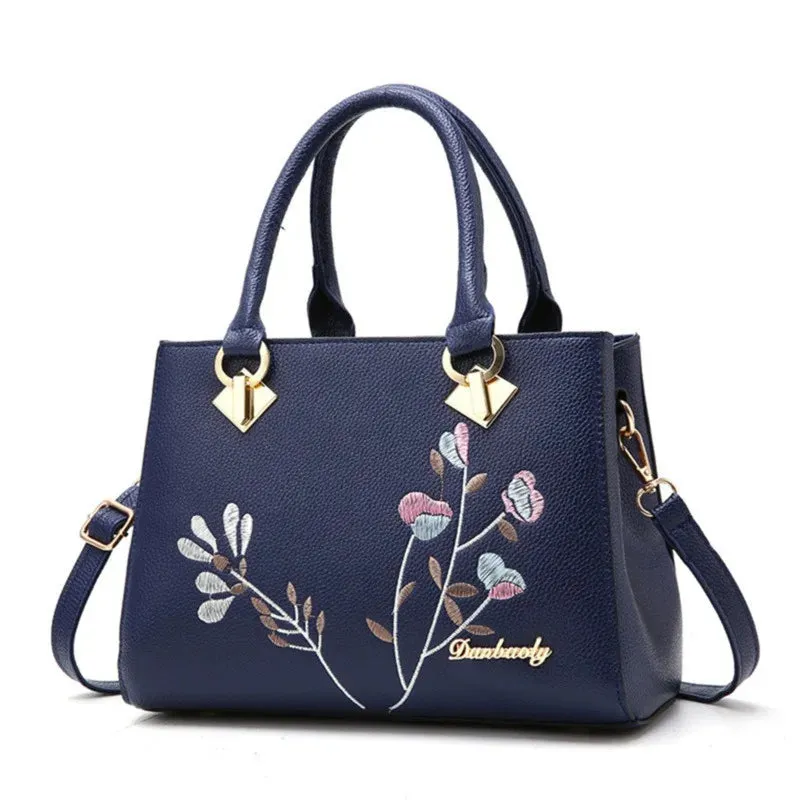 Leather Women’s Handbag | Trendy Shoulder & Top Handle Tote