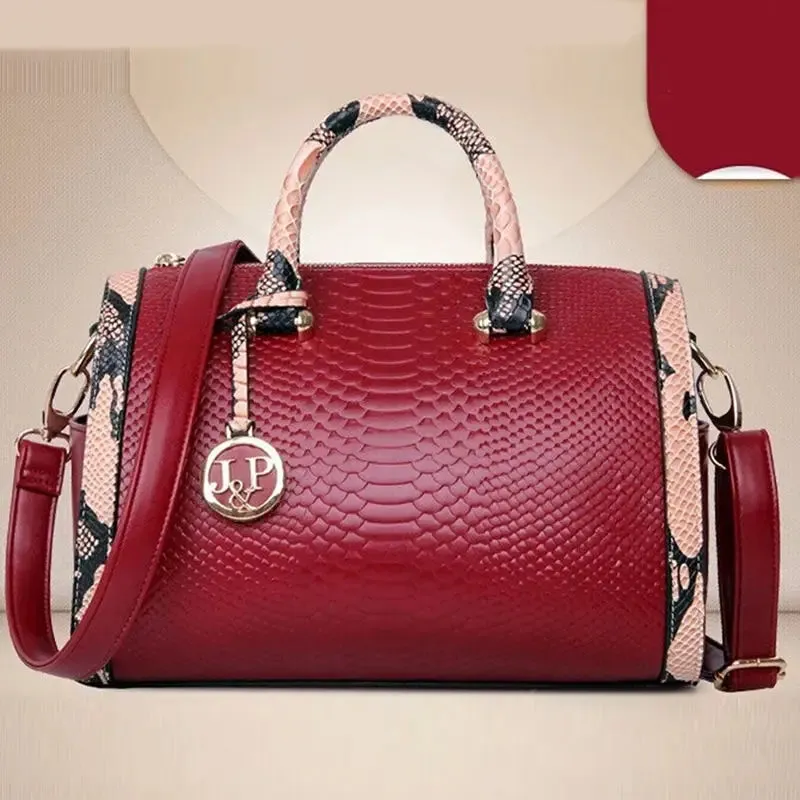 Leather Women’s Handbag | Trendy Shoulder & Top Handle Tote