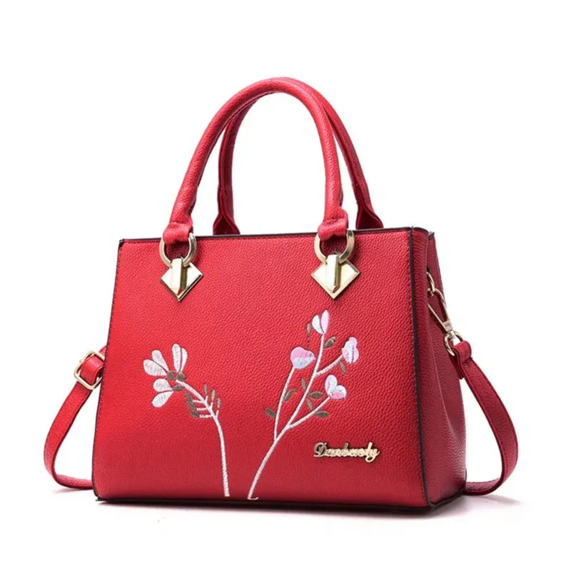 Leather Women’s Handbag | Trendy Shoulder & Top Handle Tote