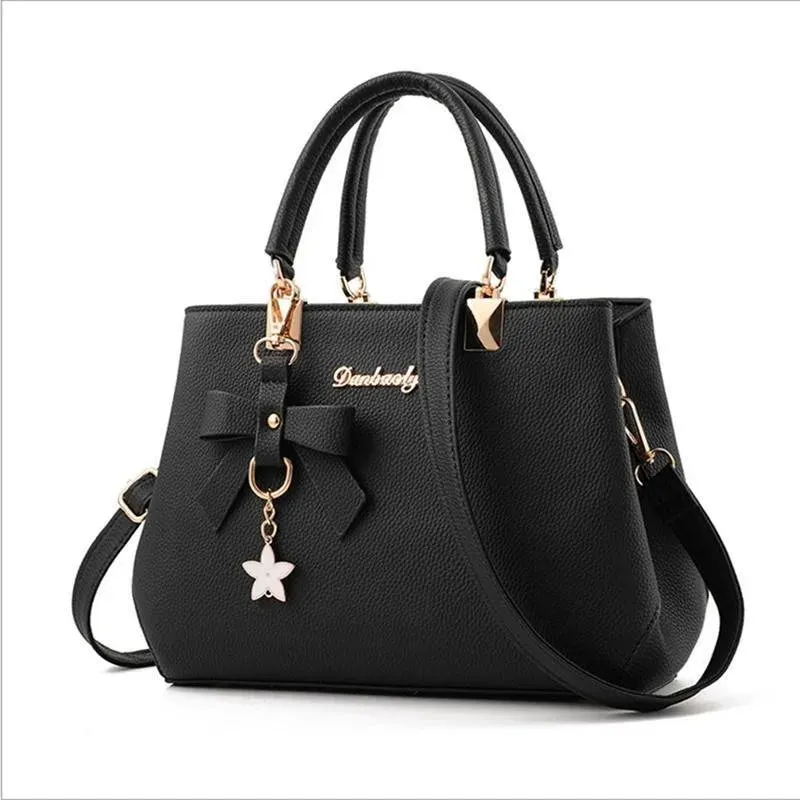 Leather Women’s Handbag | Trendy Shoulder & Top Handle Tote