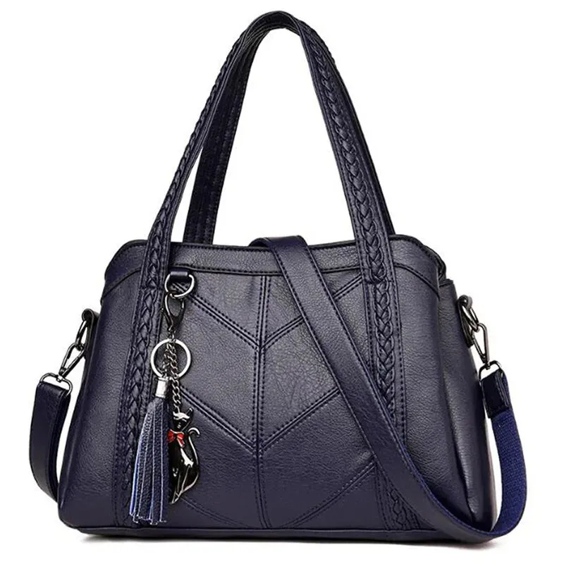 Leather Women’s Handbag | Trendy Shoulder & Top Handle Tote