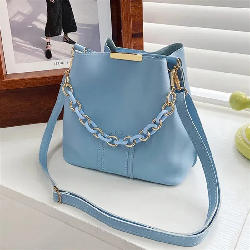 Leather Women’s Handbag | Trendy Shoulder & Top Handle Tote