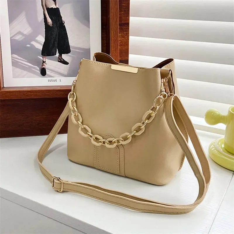 Leather Women’s Handbag | Trendy Shoulder & Top Handle Tote