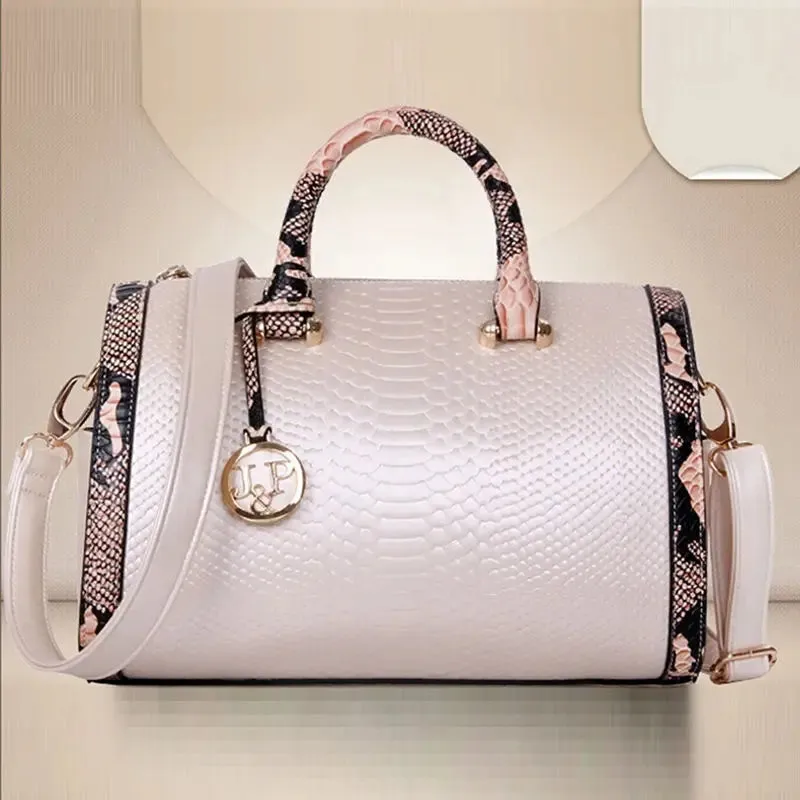 Leather Women’s Handbag | Trendy Shoulder & Top Handle Tote