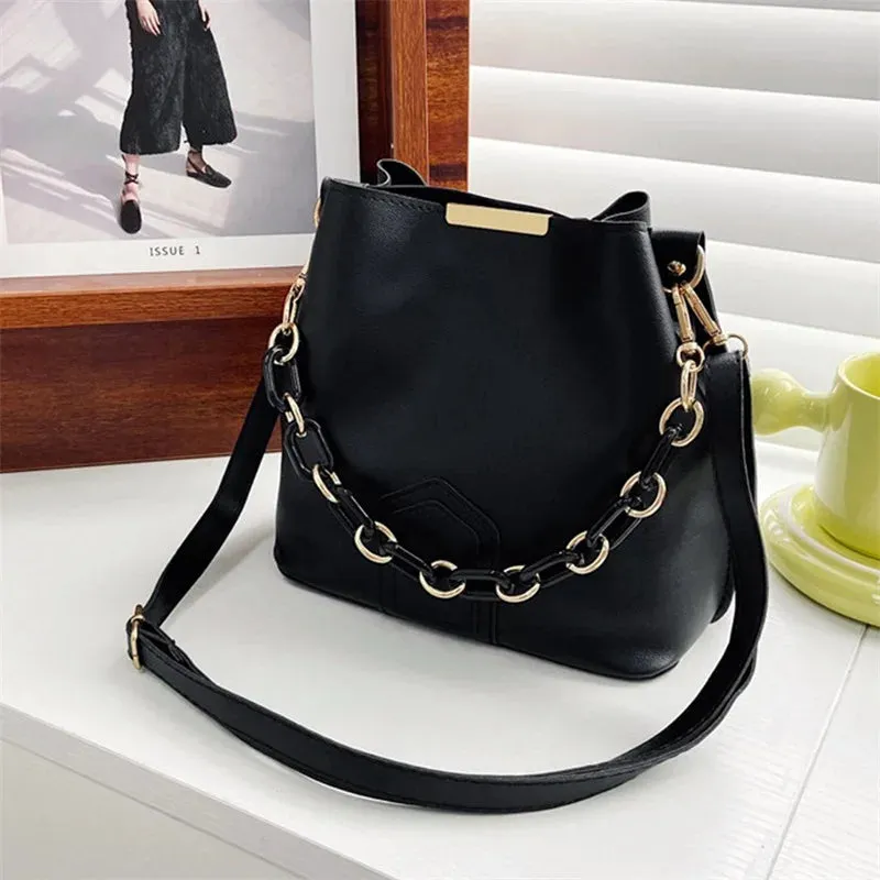 Leather Women’s Handbag | Trendy Shoulder & Top Handle Tote