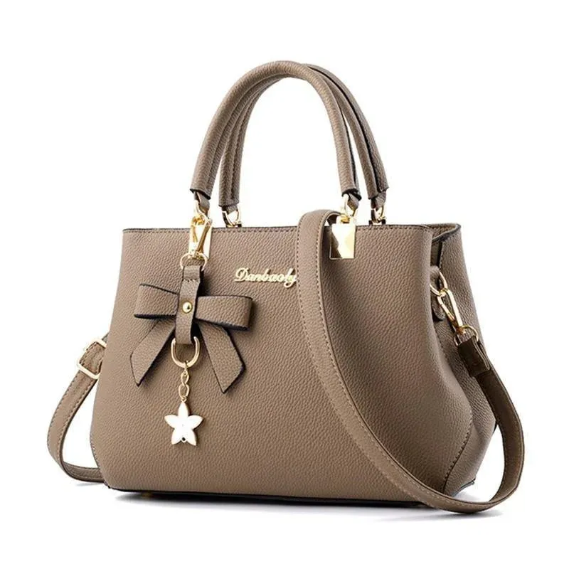 Leather Women’s Handbag | Trendy Shoulder & Top Handle Tote