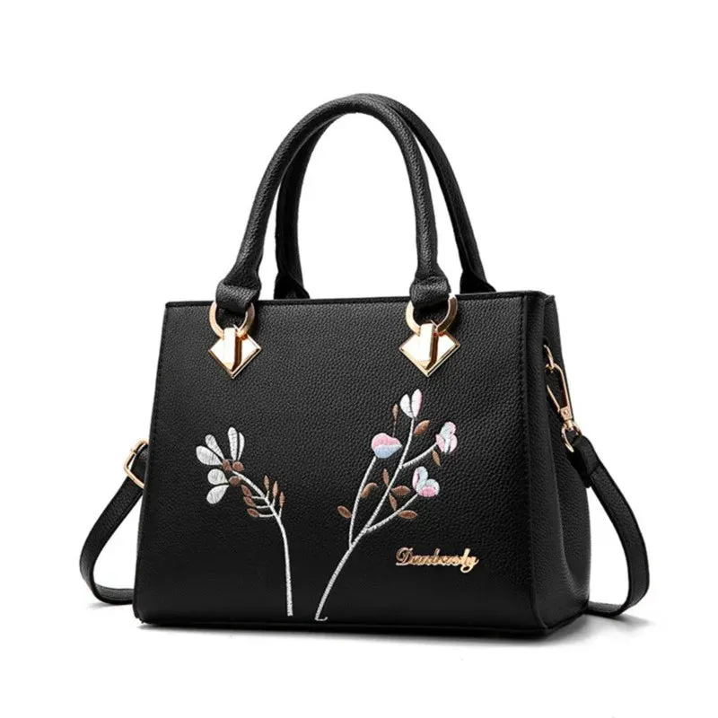 Leather Women’s Handbag | Trendy Shoulder & Top Handle Tote