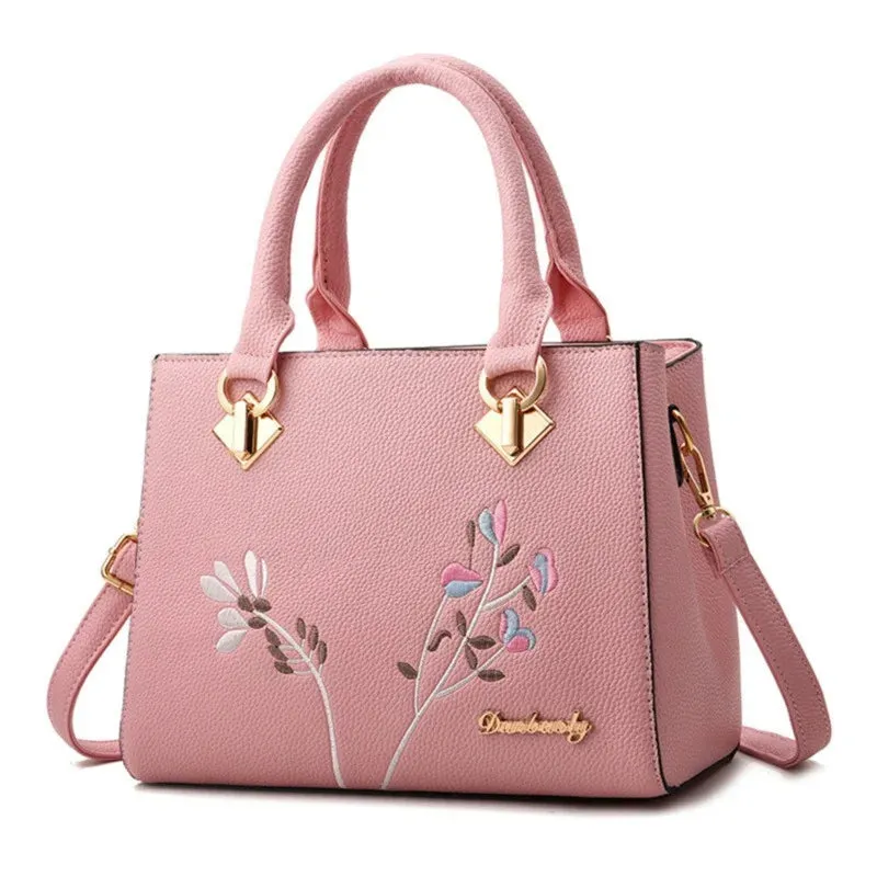 Leather Women’s Handbag | Trendy Shoulder & Top Handle Tote