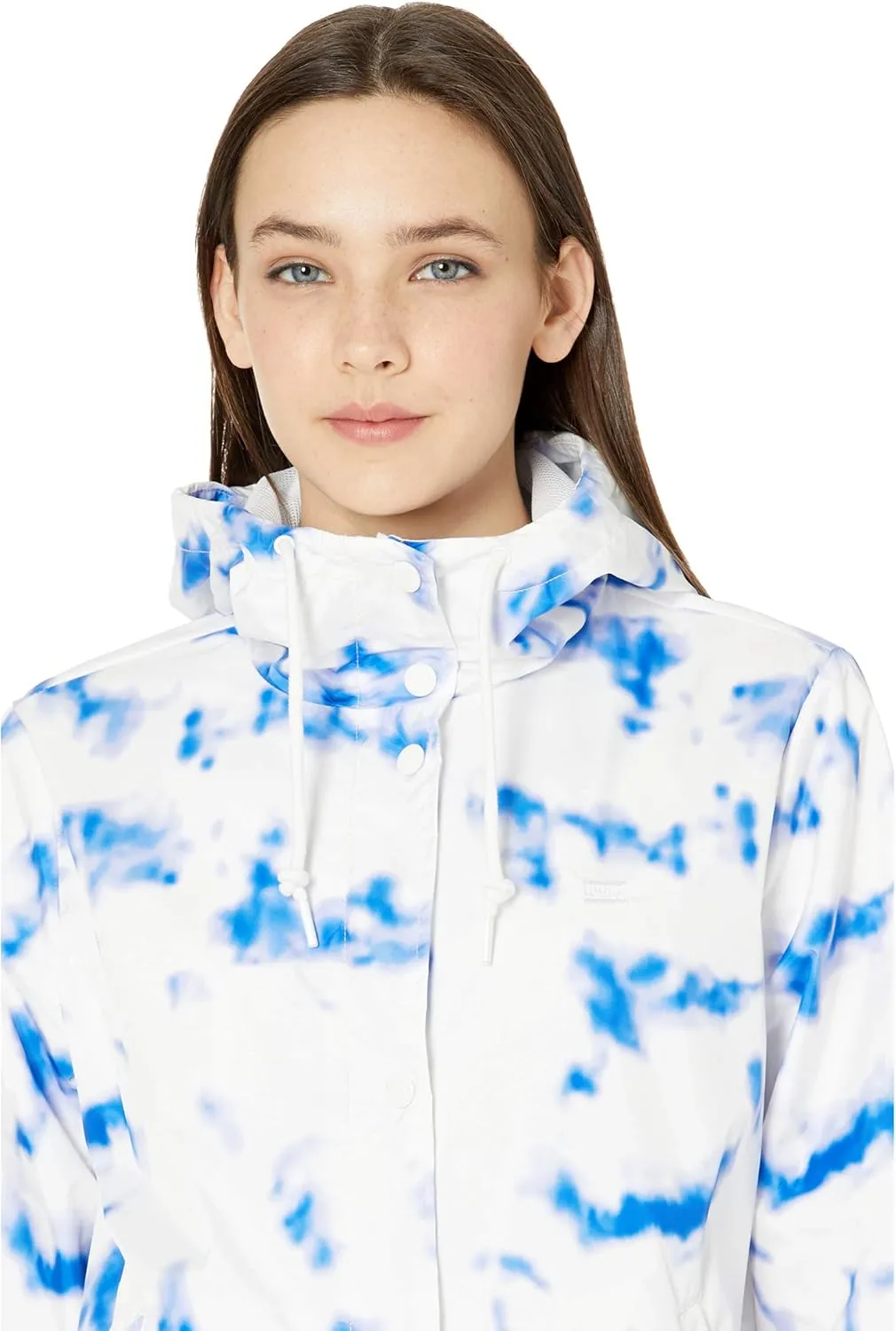 Levi's Women's Retro Hooded Rain Windbreaker Jacket (Standard & Plus Sizes)