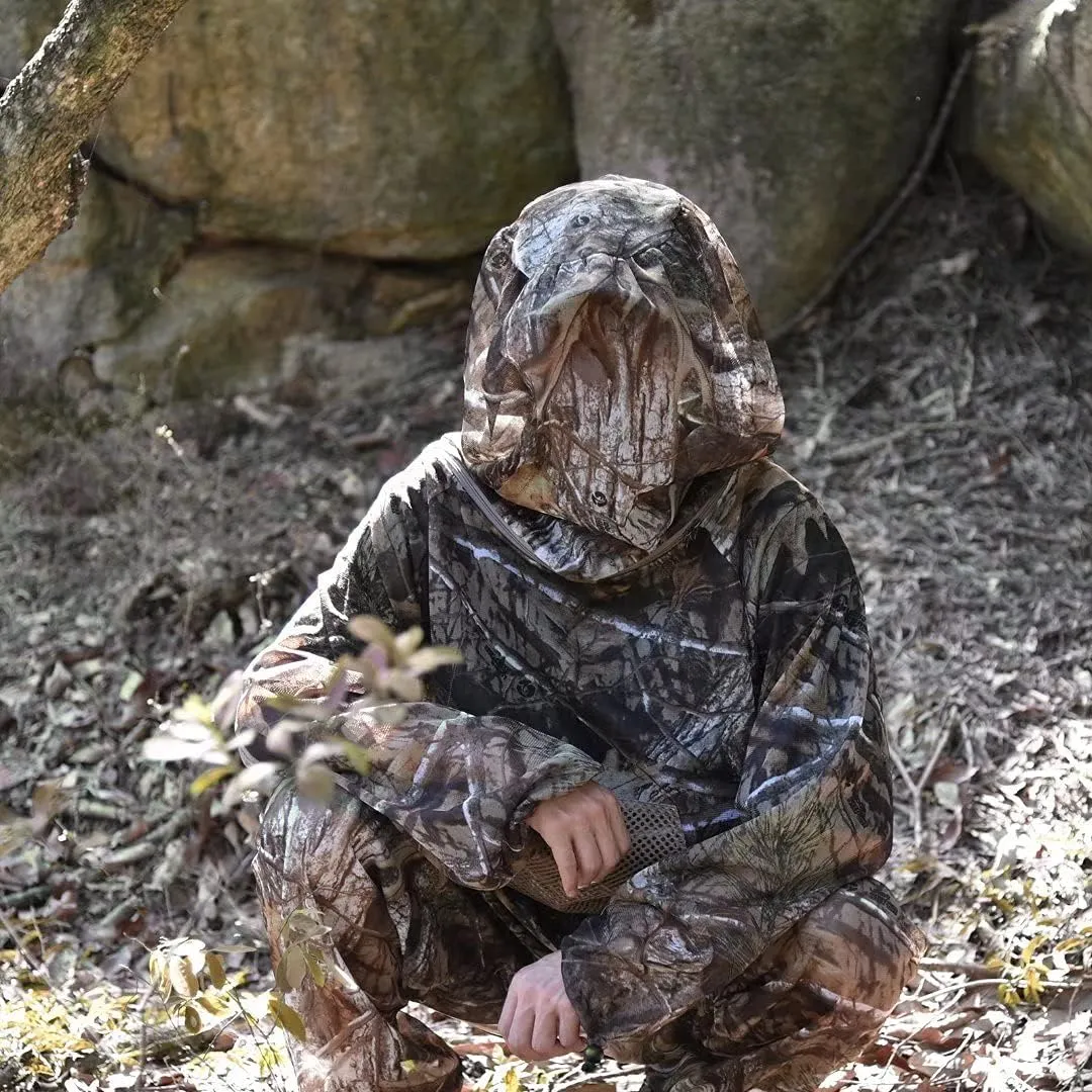 LOOGU Mosquito Suits, Net Bug Pants & Jacket Hood Sets - Ultra-fine Mesh - With Fishing, Hiking, Camping and Gardening