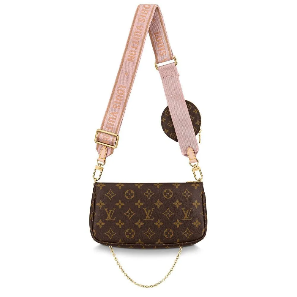 Louis Vuitton Multi Pochette Accessoires Monogram Canvas Rose Clair