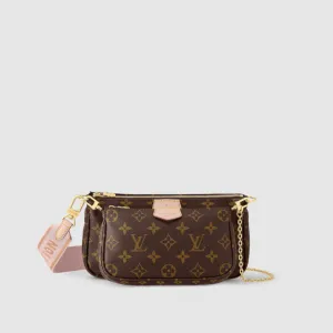 Louis Vuitton Multi Pochette Accessoires Monogram Canvas Rose Clair
