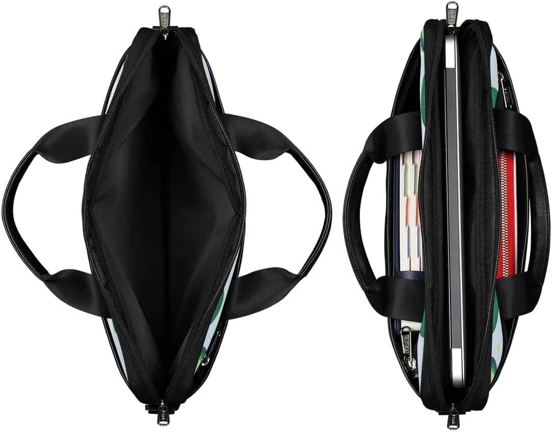 Love Letters Laptop Shoulder Messenger Bag Waterproof Laptop Briefcase Handle Padded Strap