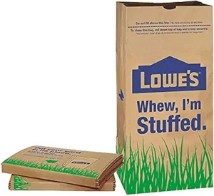 Lowes 30 Gallon Paper Lawn Leaf Trash Bags (10 Bags), Lava Heavy Duty Gardening Hand Soap for Yard Garden Clean Up and Cleaning Hands After Yard Work, N/A