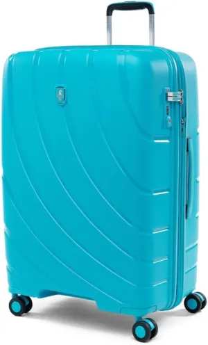 Luggage Convertible Medium to Large, Checked Expandable Hardside Spinner