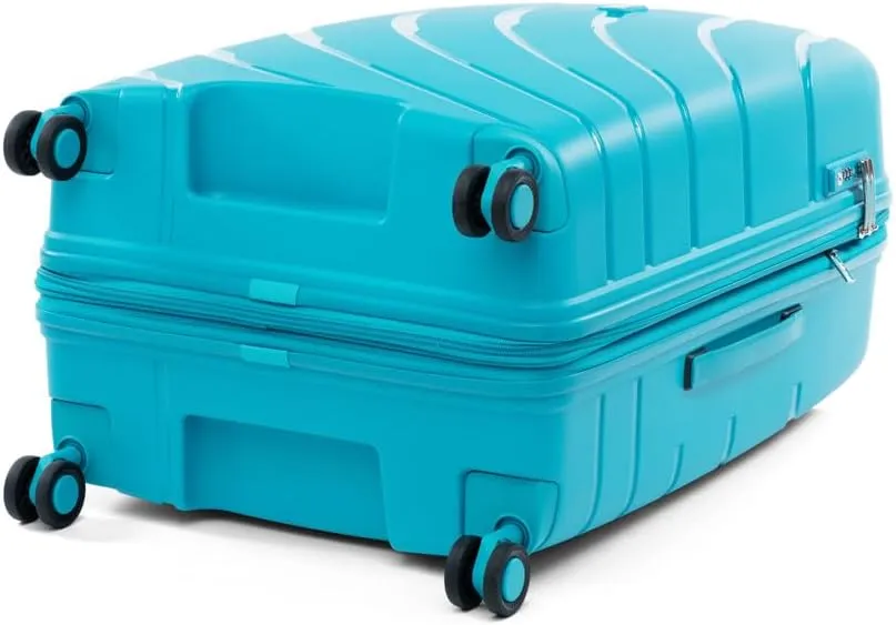 Luggage Convertible Medium to Large, Checked Expandable Hardside Spinner