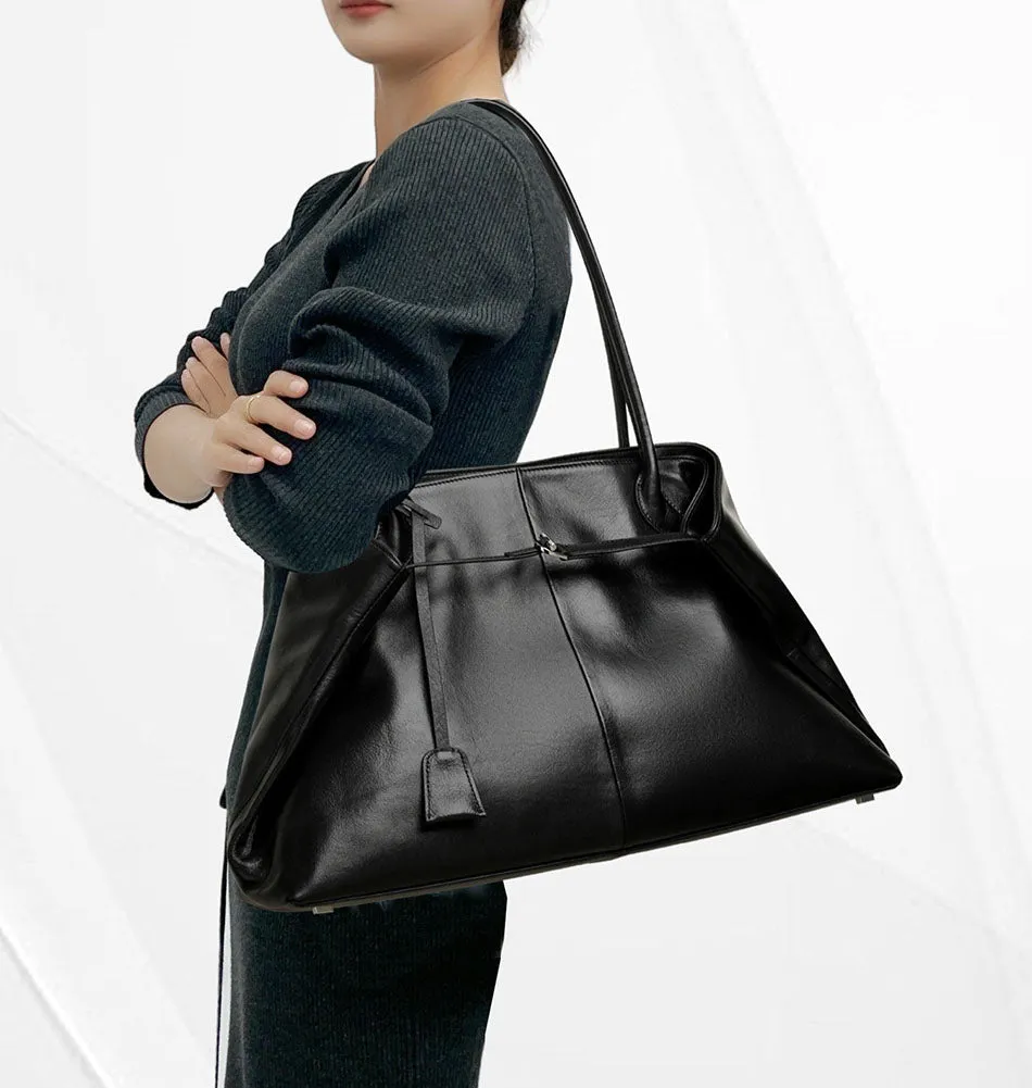 Luxe Noir Expandable Tote