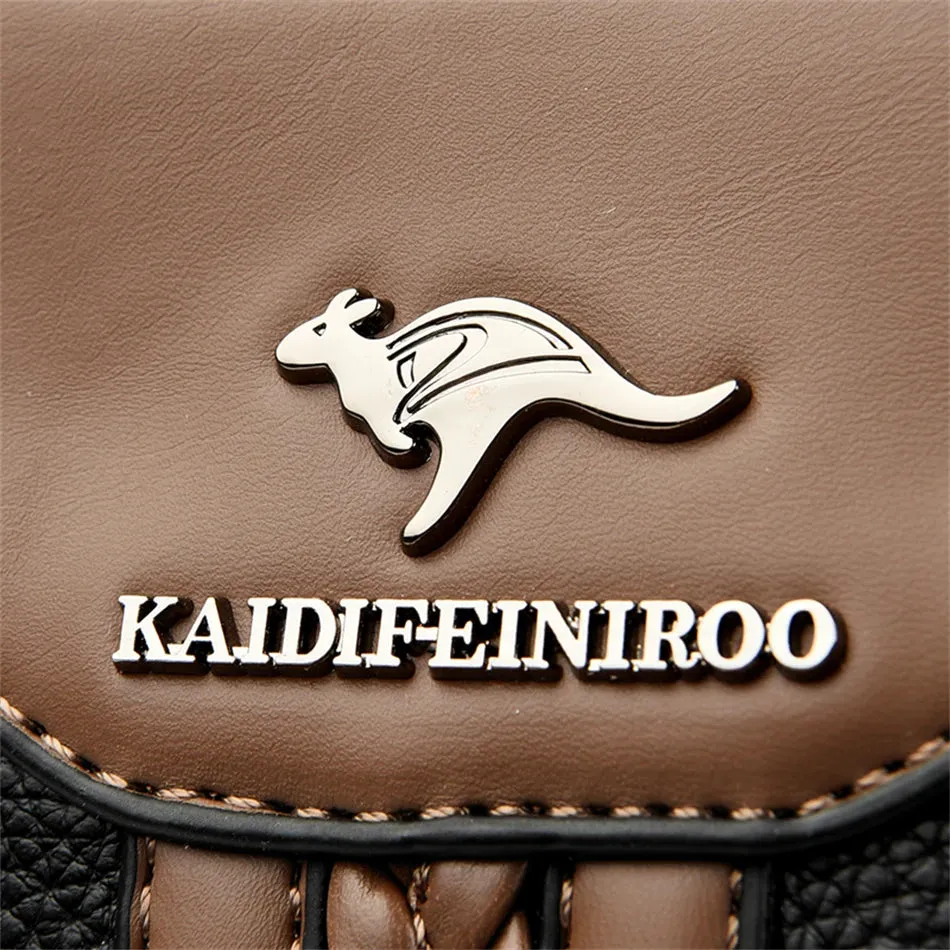 Luxury Designer Multi Layered Women's Handbag 2024 Trendy High Quality Soft Leather Messenger Bag Women's Shoulder Crossbody Bag