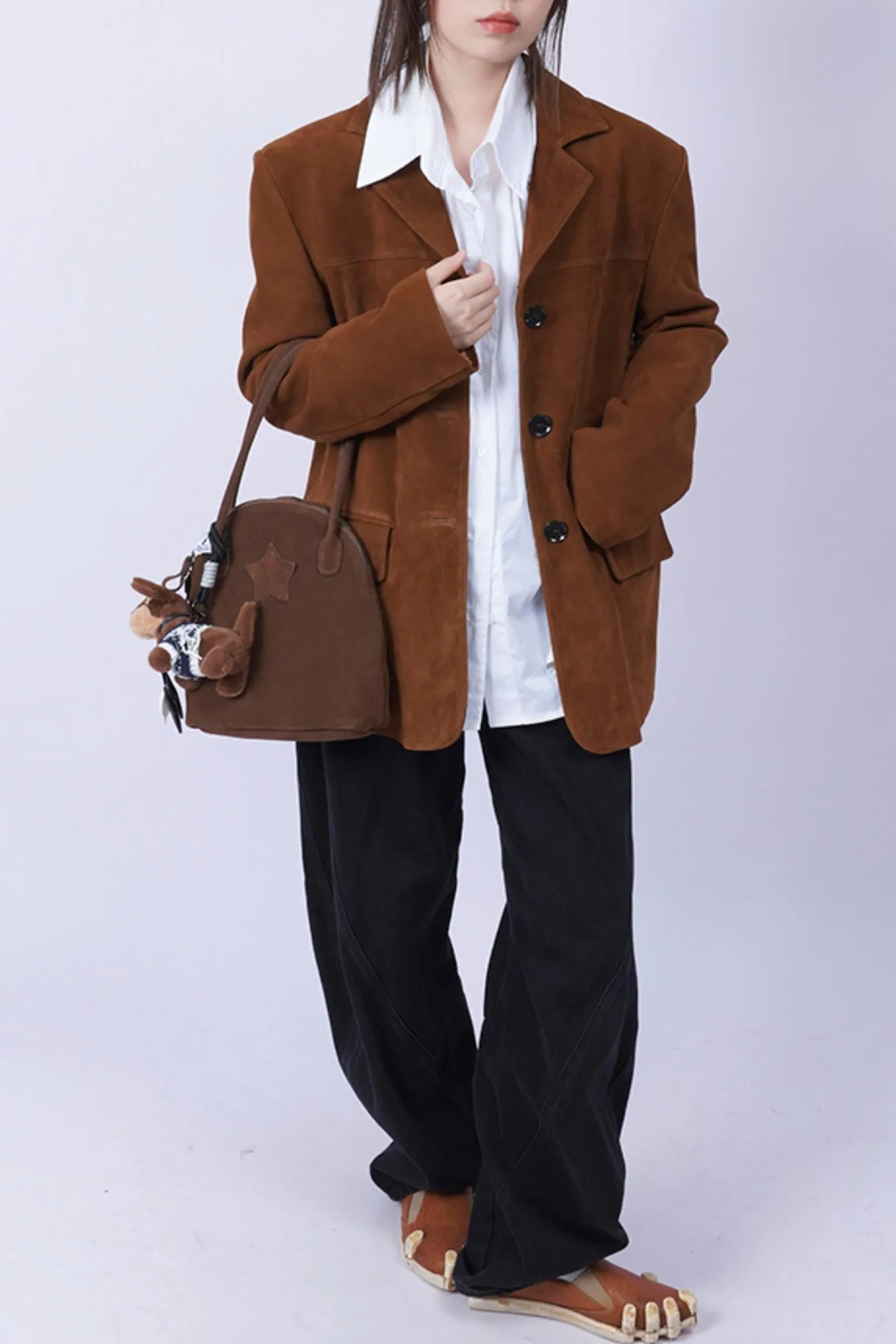 Luxury Suede Hobo Bag
