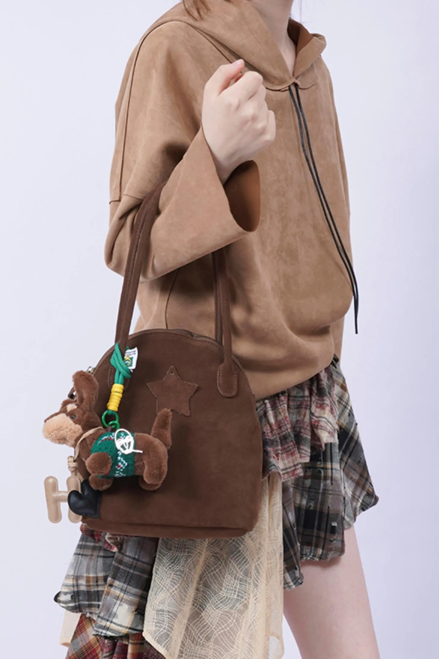 Luxury Suede Hobo Bag