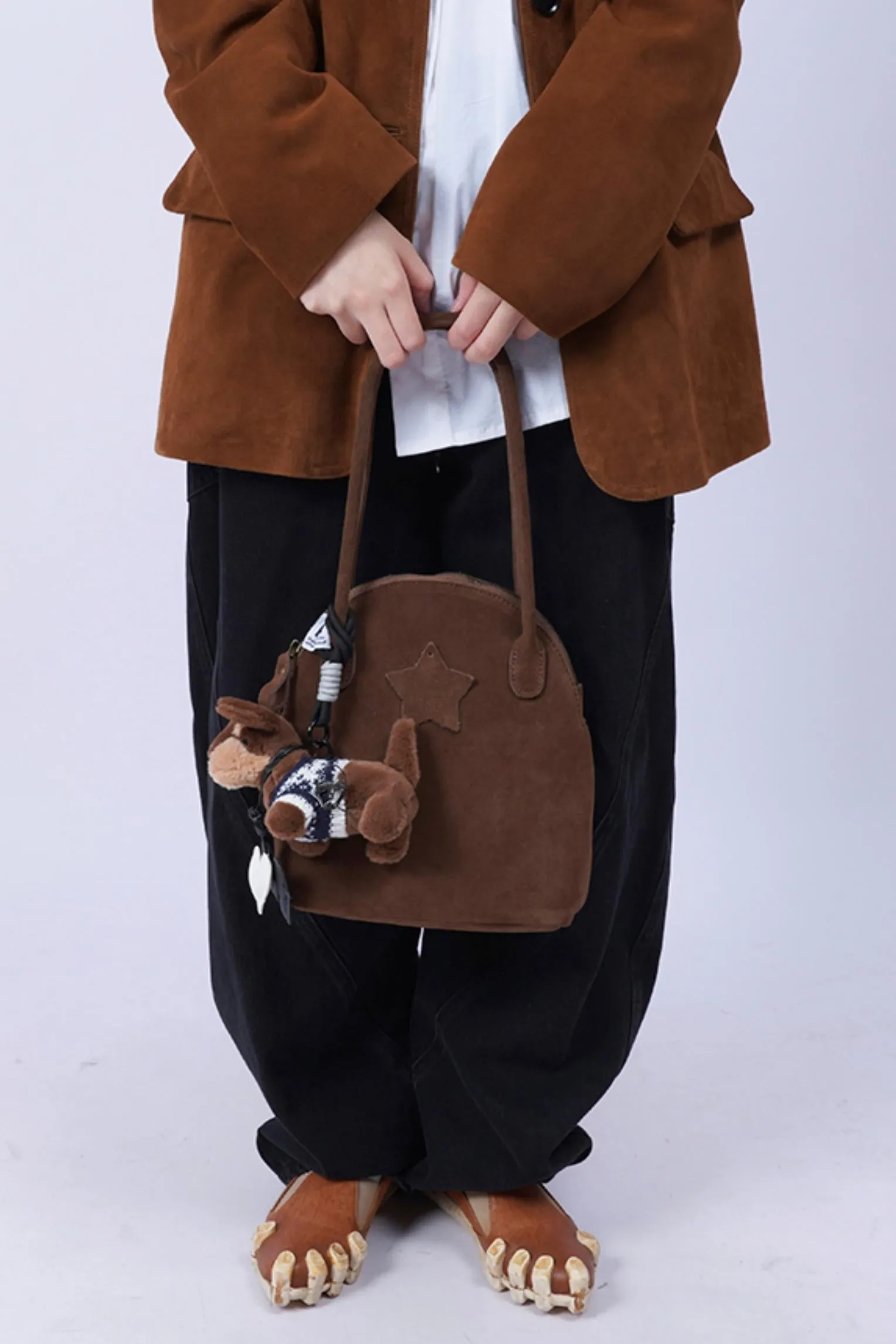 Luxury Suede Hobo Bag
