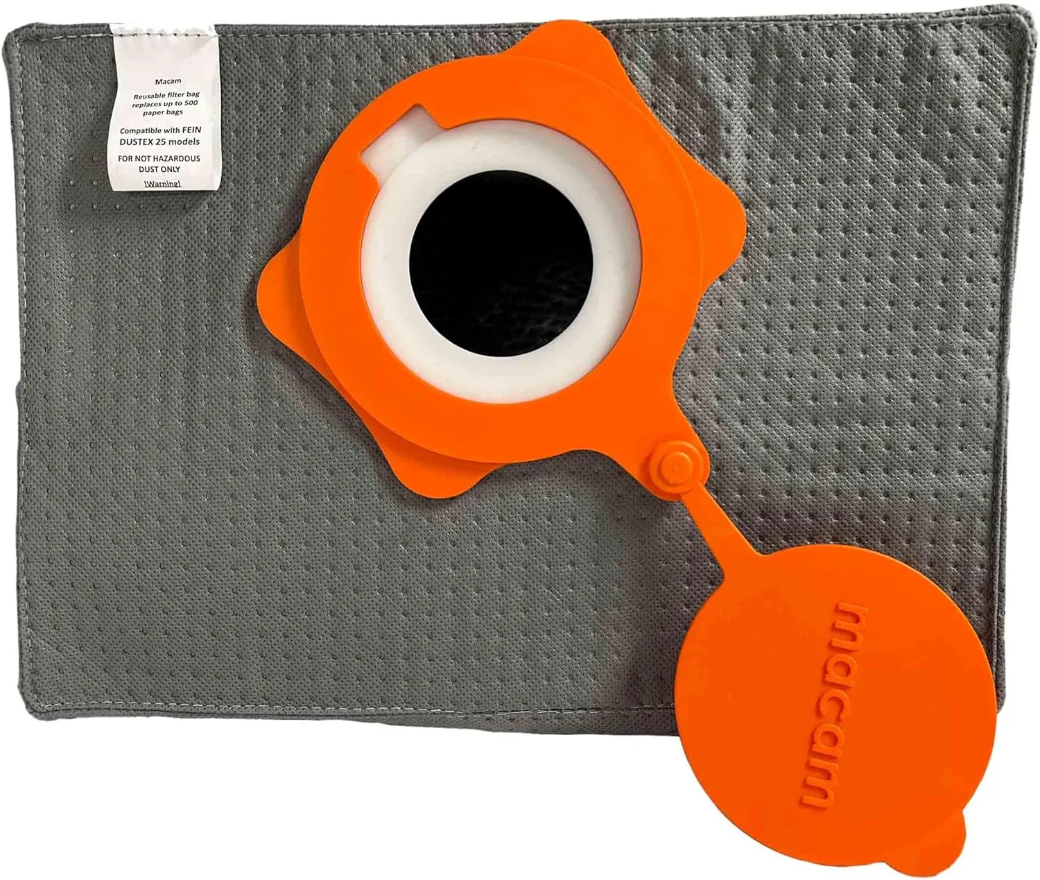 Macam Reusable dust collection bag for FEIN Turbo I and Turbo II dust extractors (FEIN TURBO I)