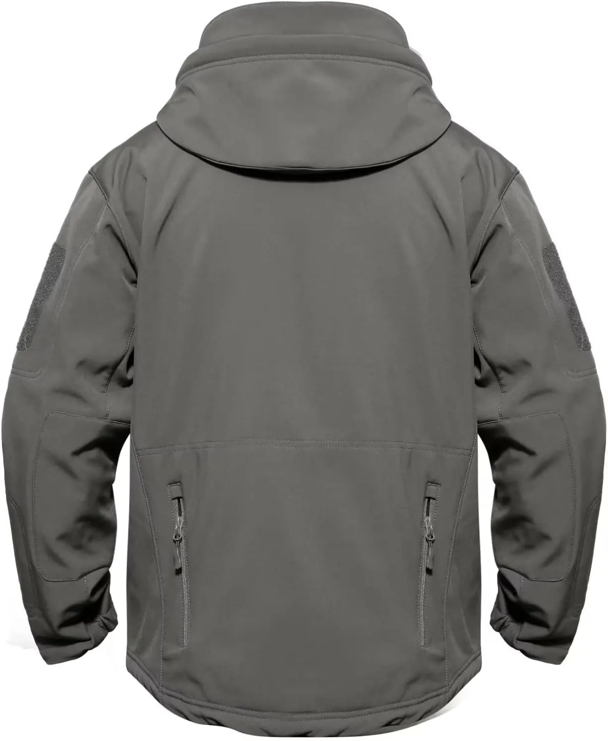 MAGCOMSEN Men's Tactical Jacket 7 Pockets Performance Fleece Lined Water Resistant Soft Shell Winter Coats