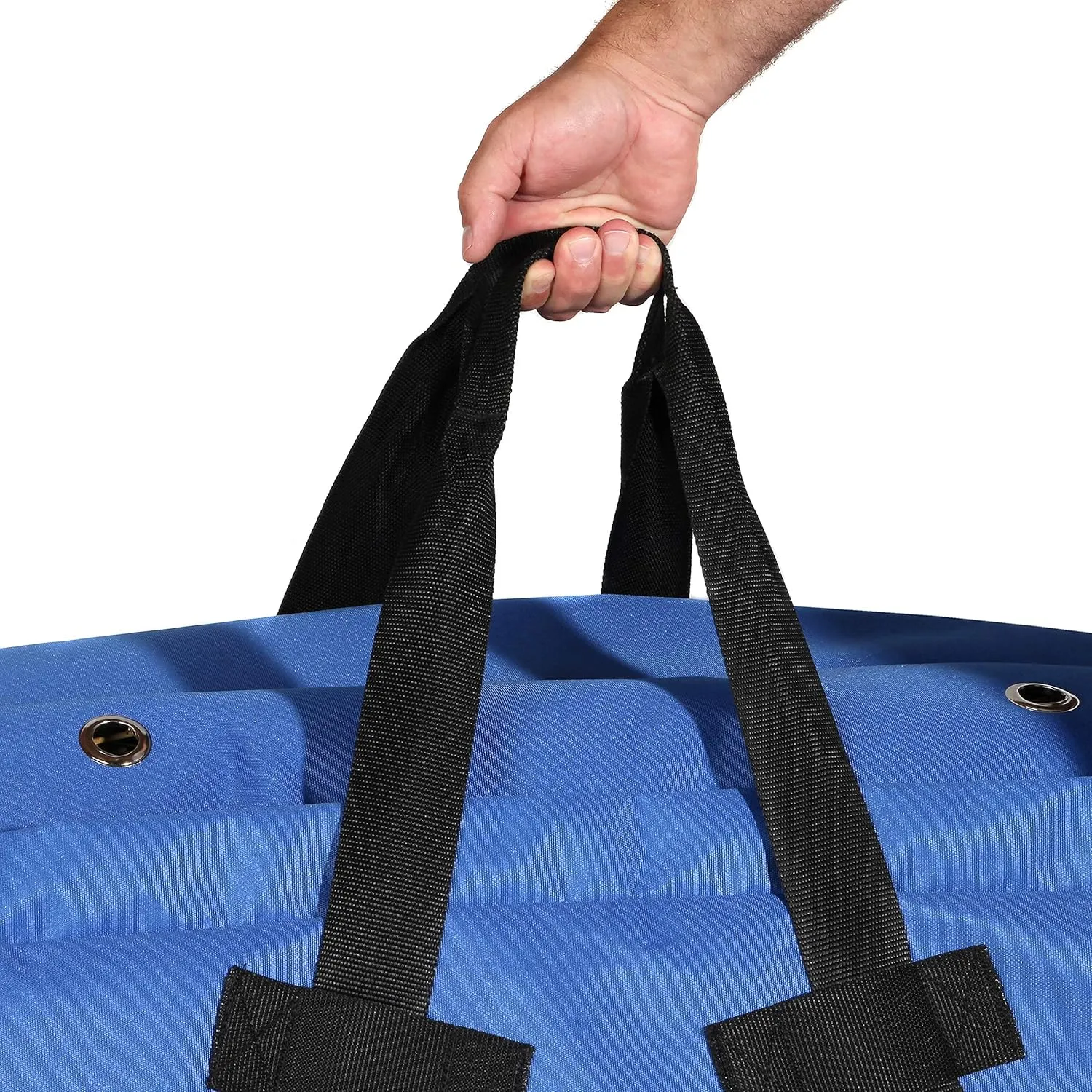 Majestic Ally 1200 D Nylon Fabric Large 44” x 20” x 16” and Extra Large 52" x 27" x21" Heavy-Duty Hay Bale Storage Bag (Royal Blue, Large)