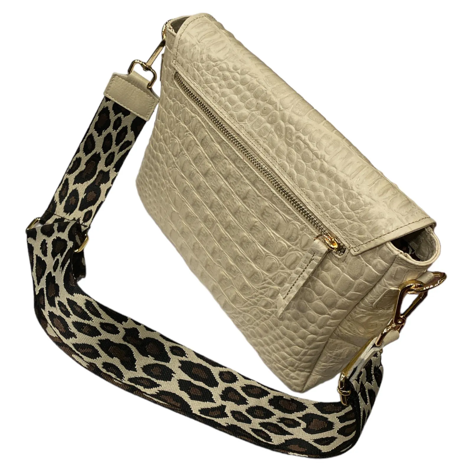 MANDY BEIGE LIMITED EDITION LEATHER BAG
