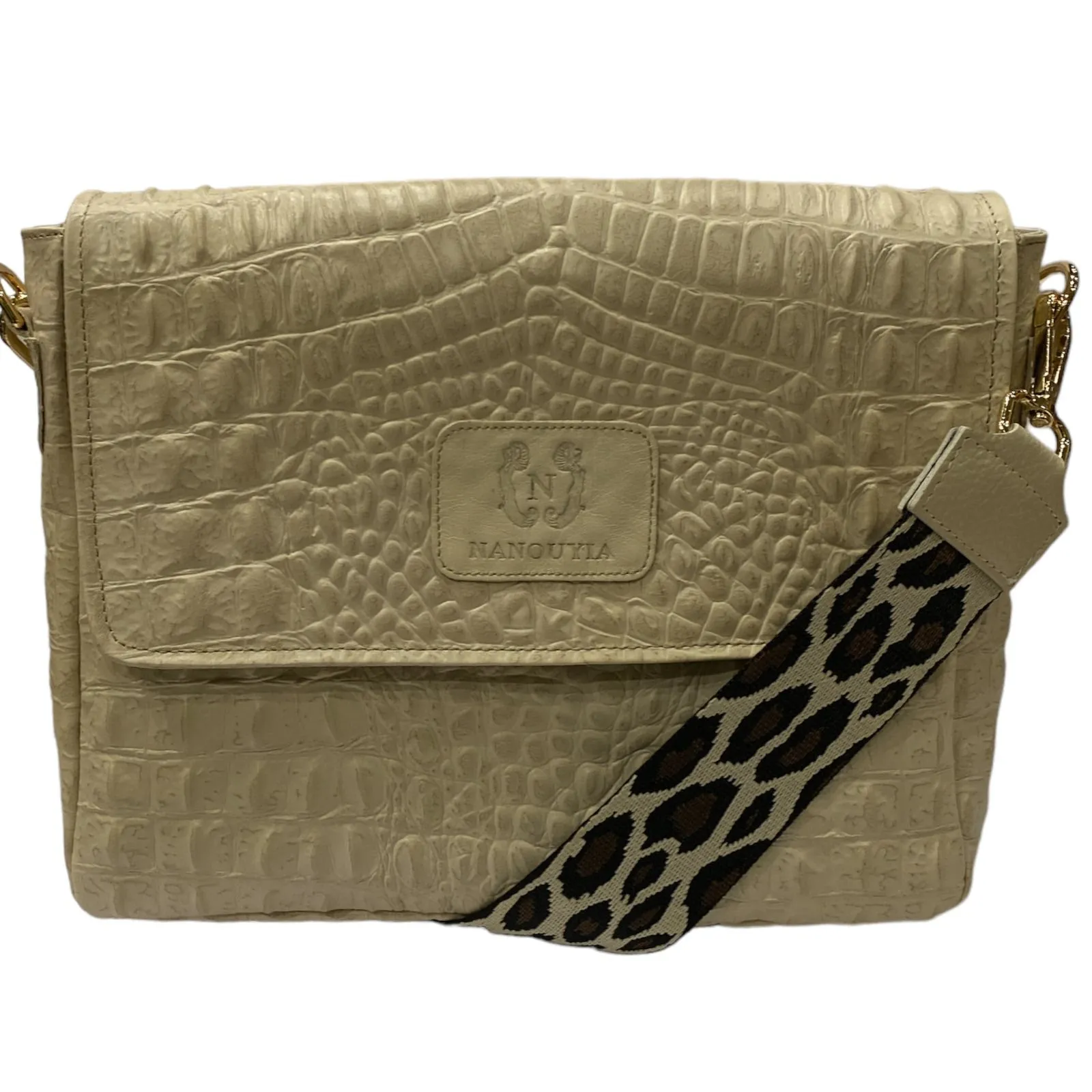 MANDY BEIGE LIMITED EDITION LEATHER BAG