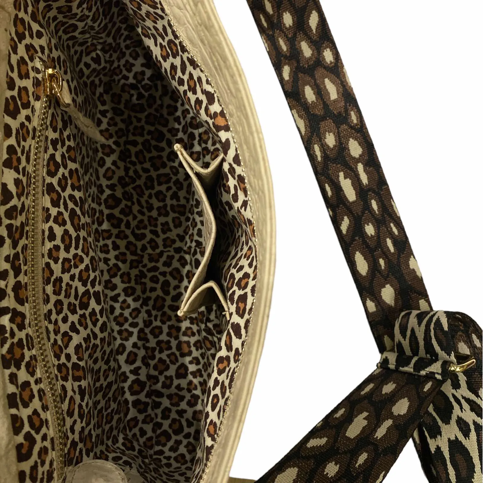 MANDY BEIGE LIMITED EDITION LEATHER BAG