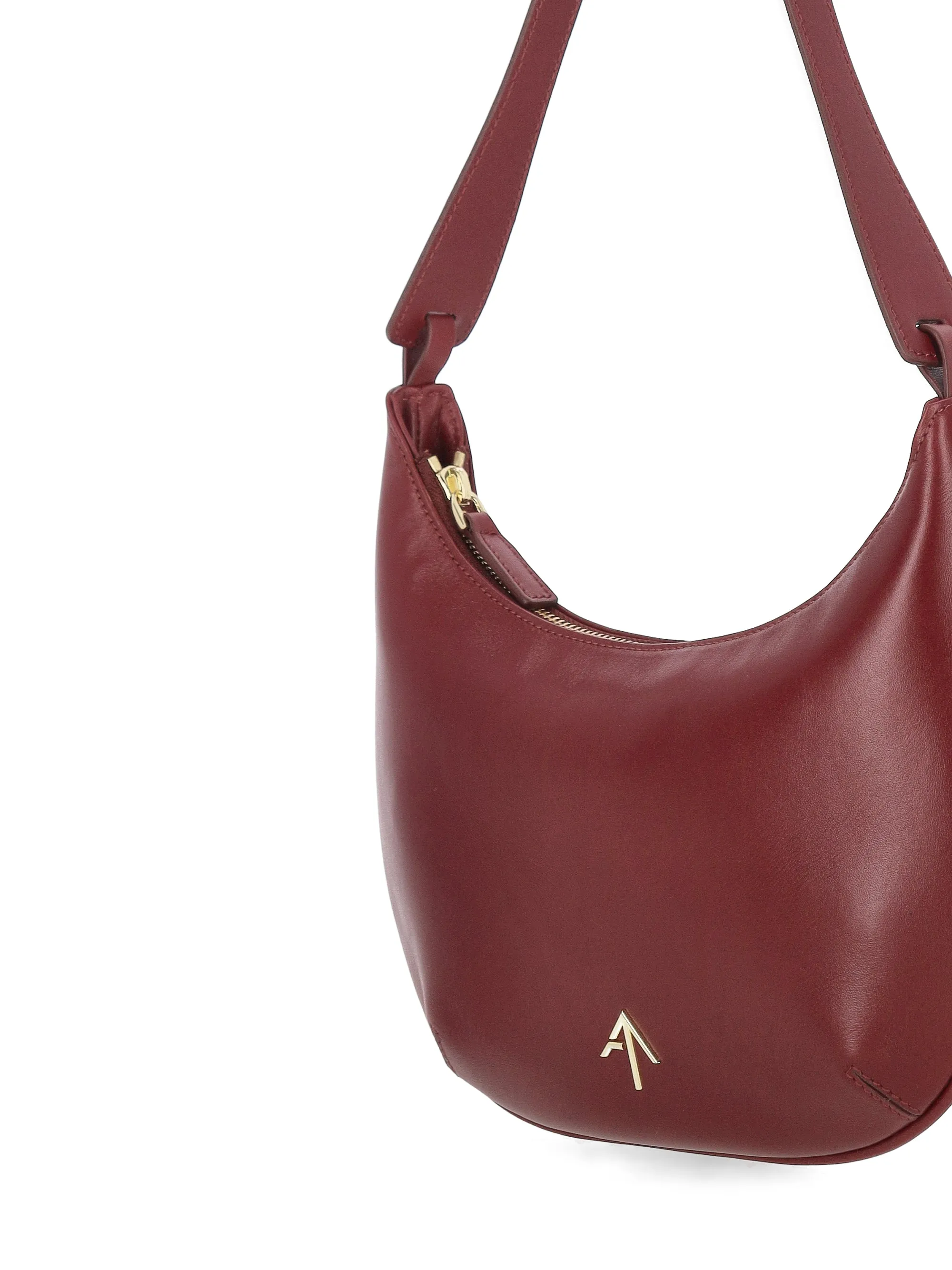 Manu Atelier Mini Hobo Purple Shoulder Bag