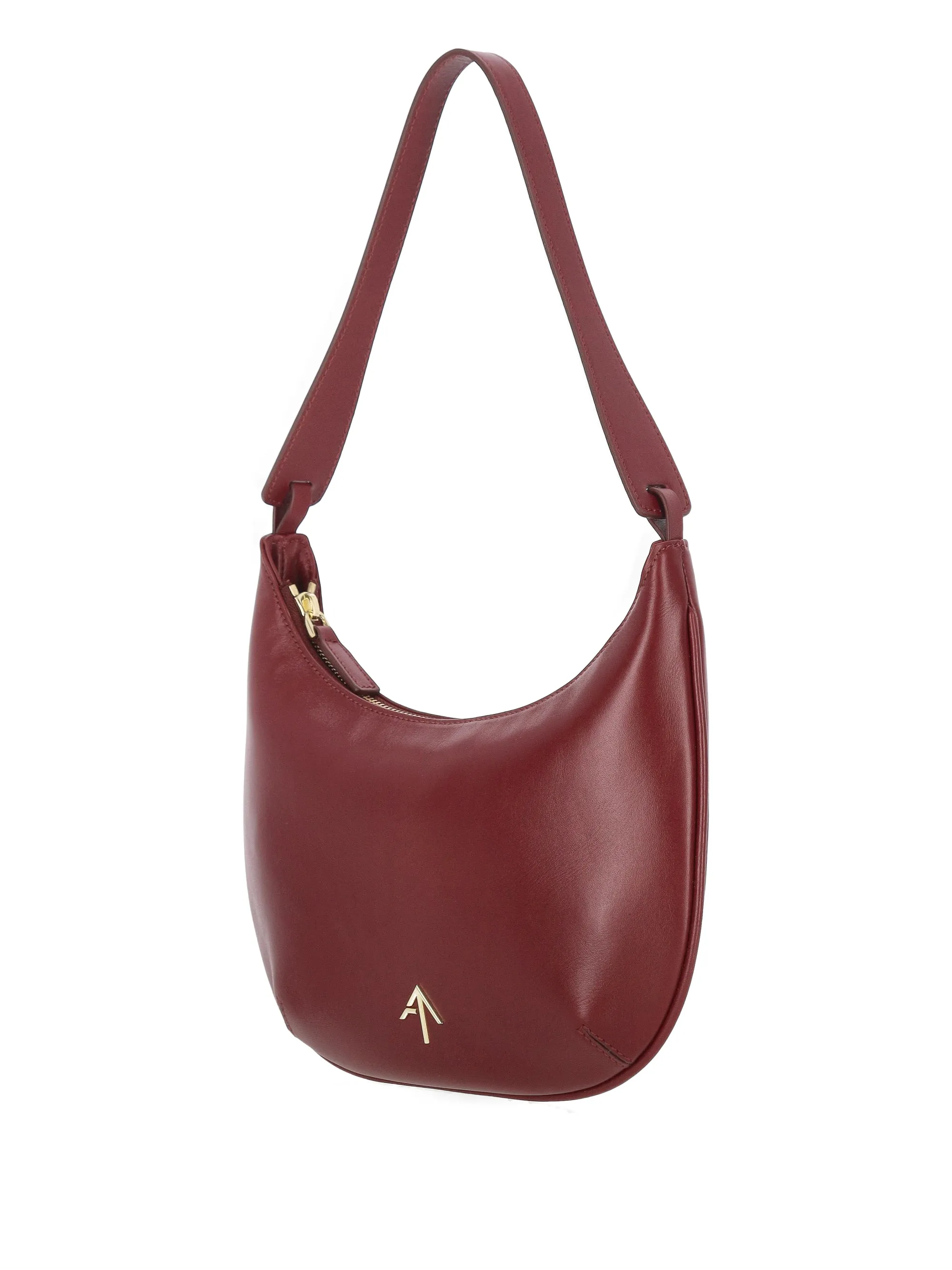 Manu Atelier Mini Hobo Purple Shoulder Bag