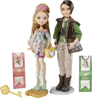 Mattel Ever After High Ashlynn Ella and Hunter Huntsman Fashion Doll, 2-Pack