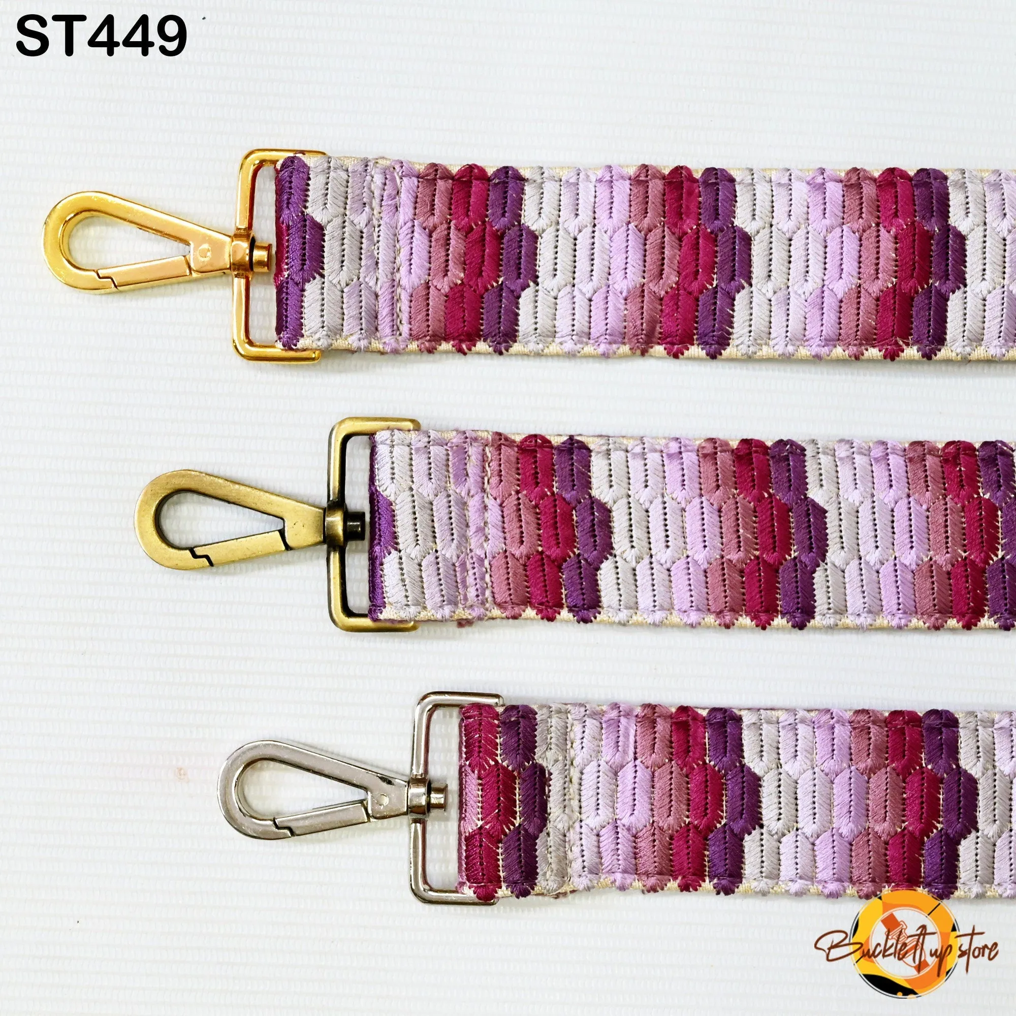 Mauve Embroidery Replacement Strap Embroidered Purse Strap Crossbody Strap for Purses Boho Bag Strap Guitar Strap Handbag Strap Gift for Mom