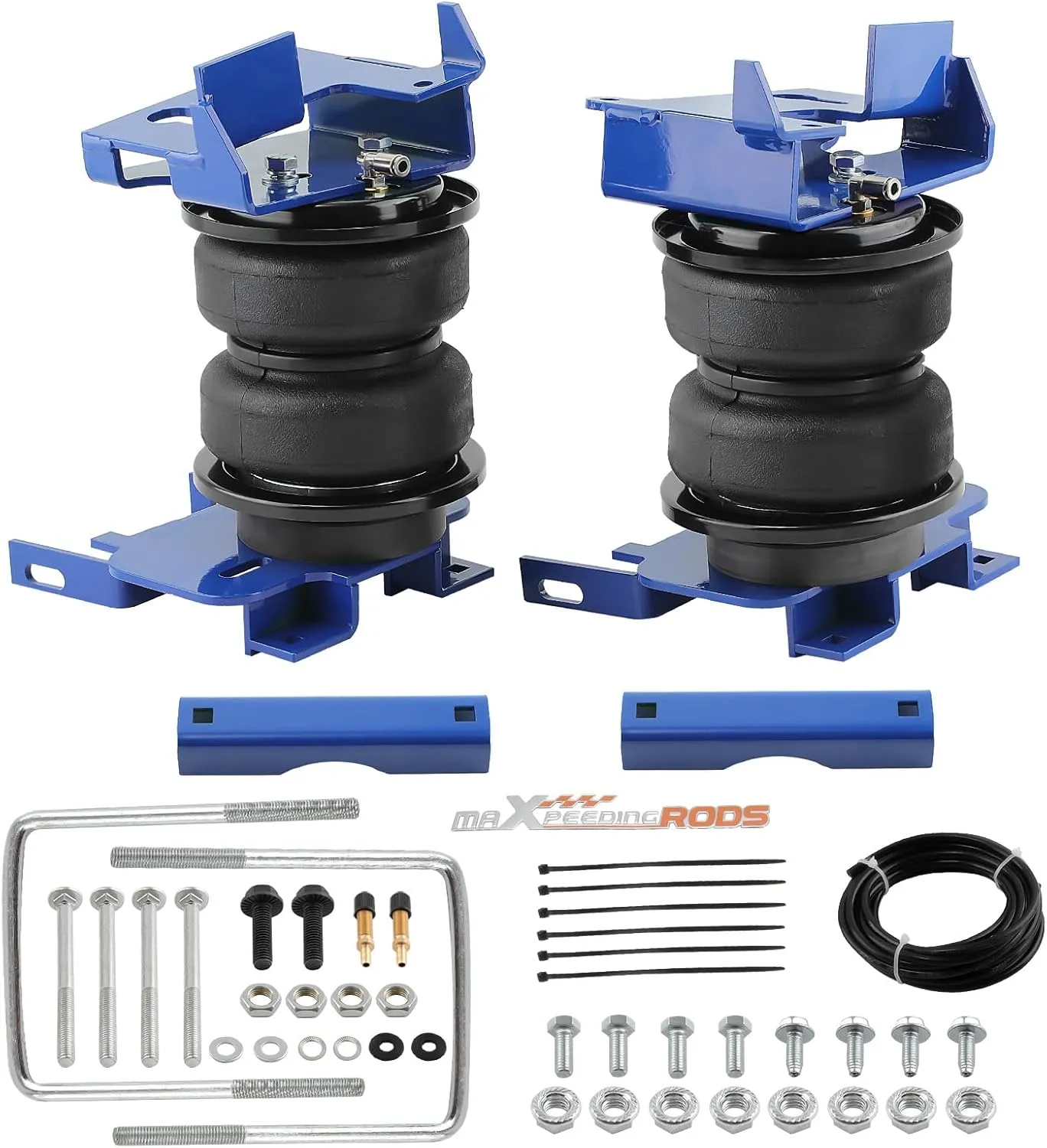 maXpeedingrods 5000 lbs Rear Air Suspension Bags Kit for Ford F-150 4WD 2015-2020 with Internal Jounce Bumper Air Spring Kit for Trucks