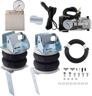 maXpeedingrods 8800 lbs Rear Air Suspension Bags Kit & 12V Portable Air Compressor for Ford Transit RWD 2001-2020 Air Spring Bag Air Pump Kit