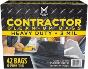 Member Mark Commercial Contractor Clean-Up Trash Bags 42 gal., 42 ct.
