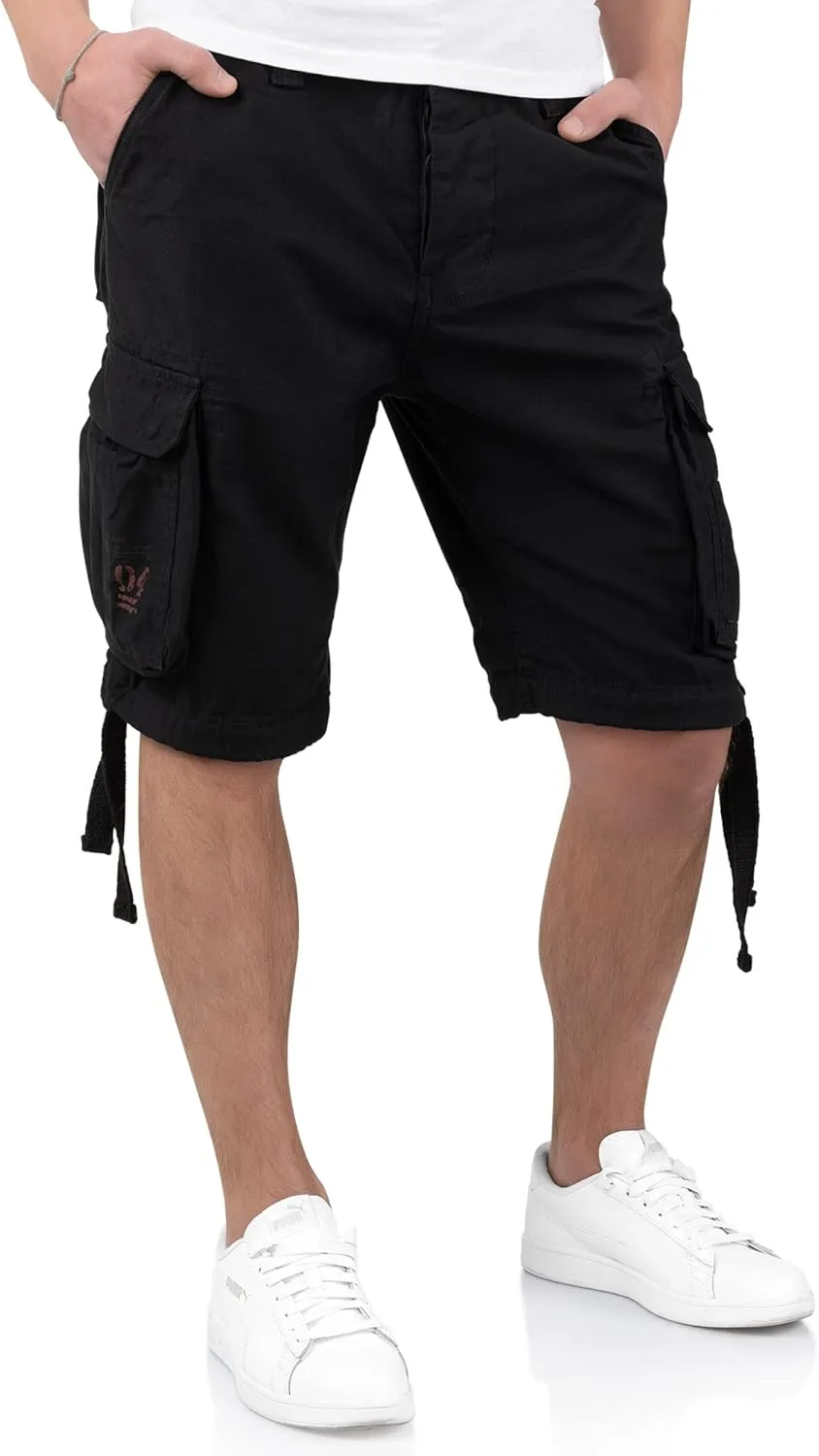 Men Cargo Shorts Airborne Vintage